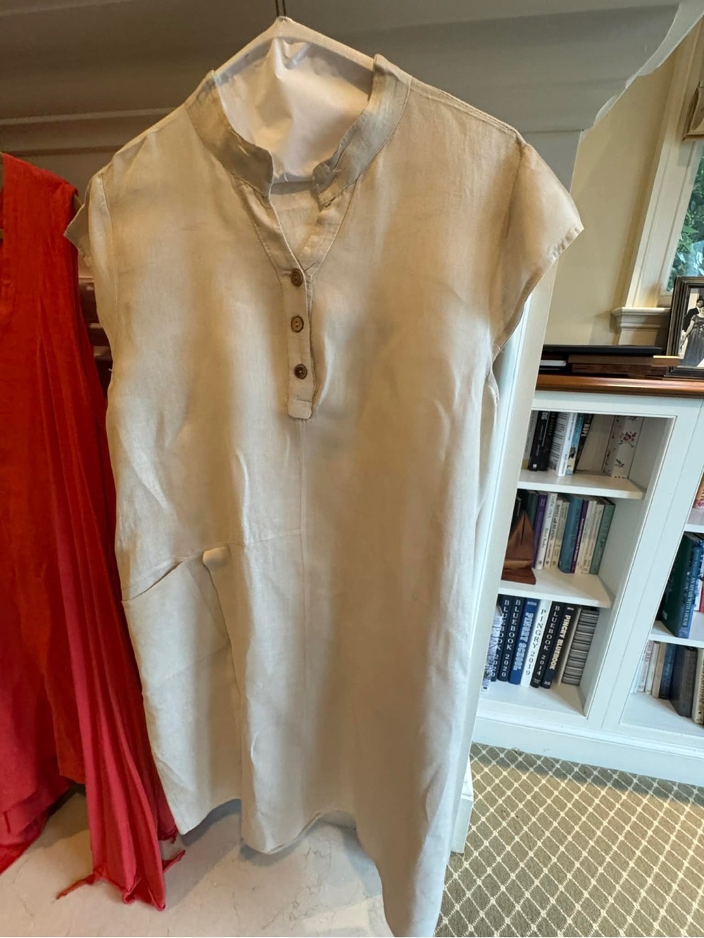 Italian Ivory linen dress